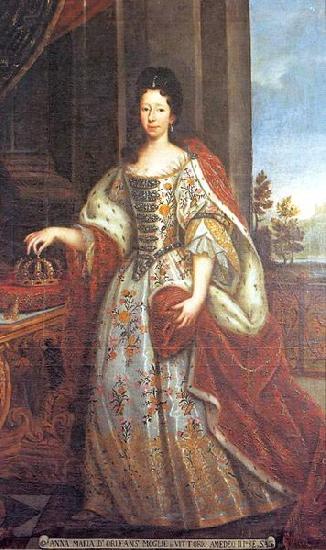 unknow artist Portrait of Anne Marie d'Orleans (1669-1728), Queen of Sardinia Germany oil painting art